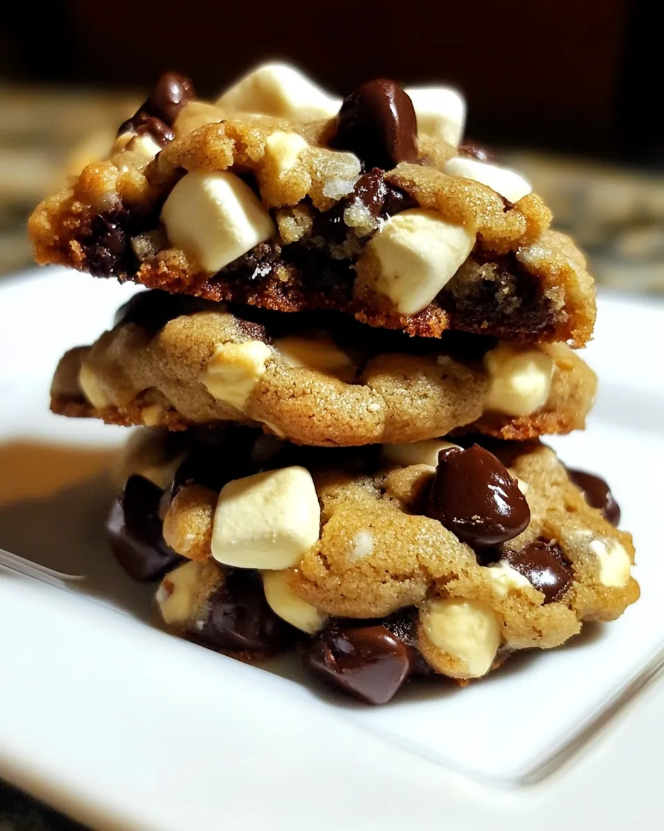 Easy Chewy Smores Cookies dish photo