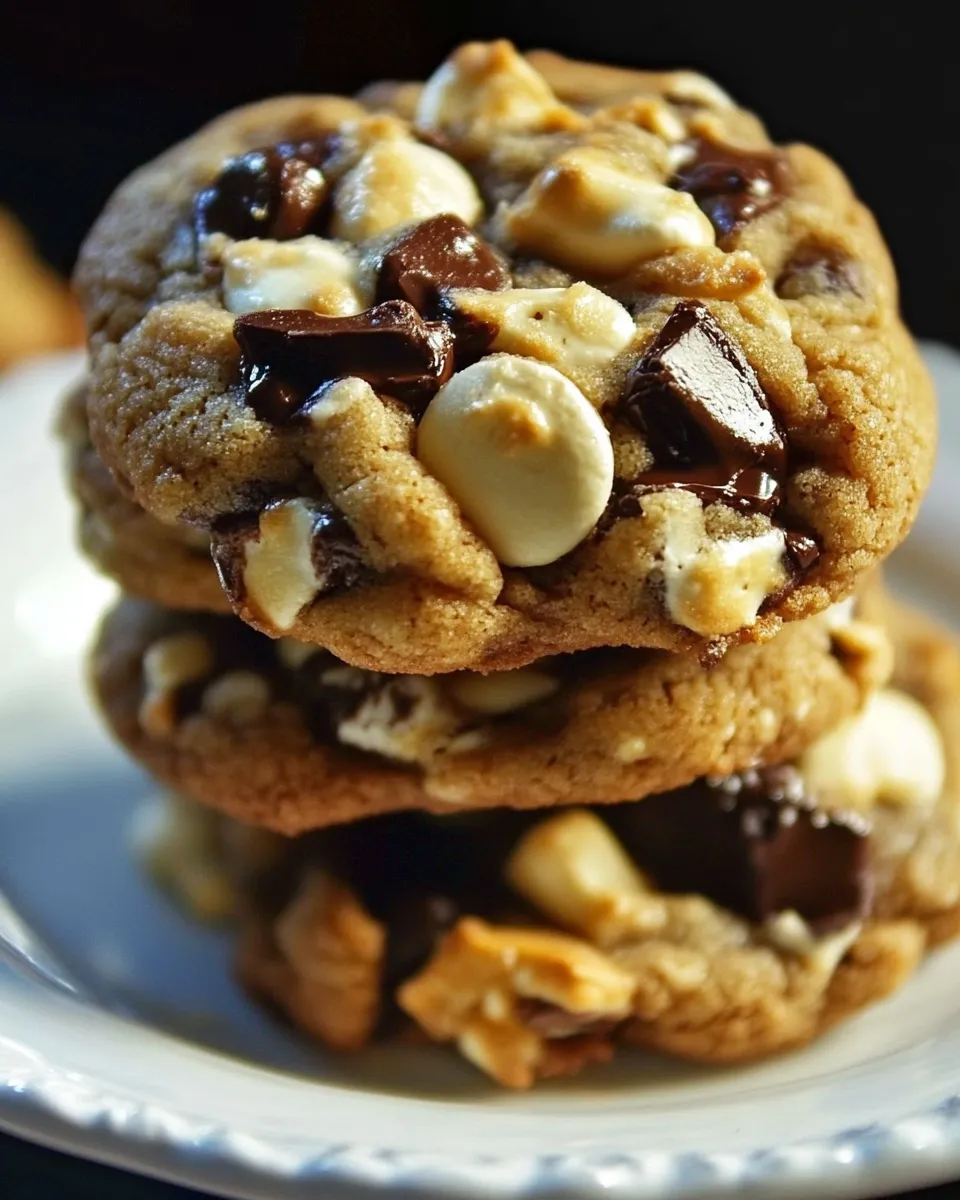 Delicious Chewy Smores Cookies picture