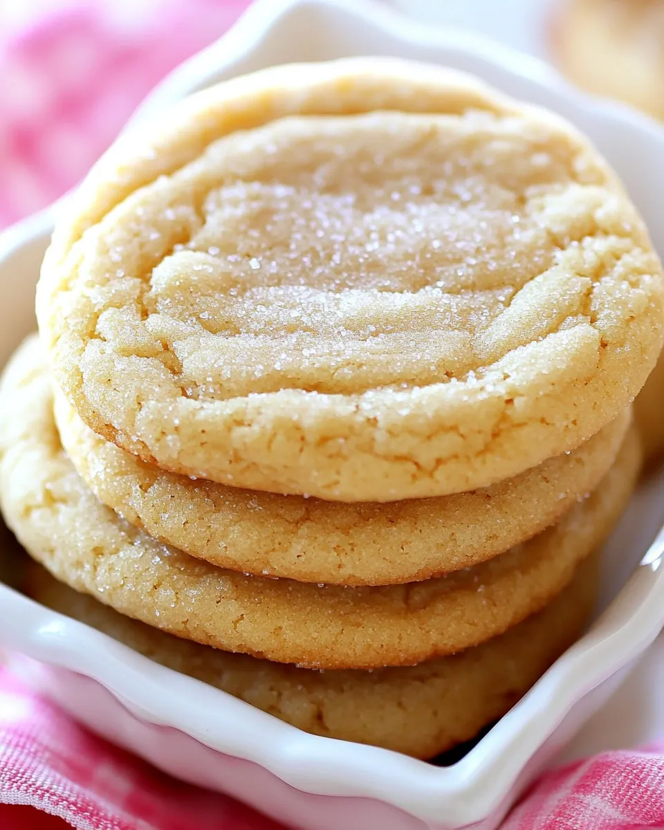 Delicious Chewy Sugar Cookies dish photo