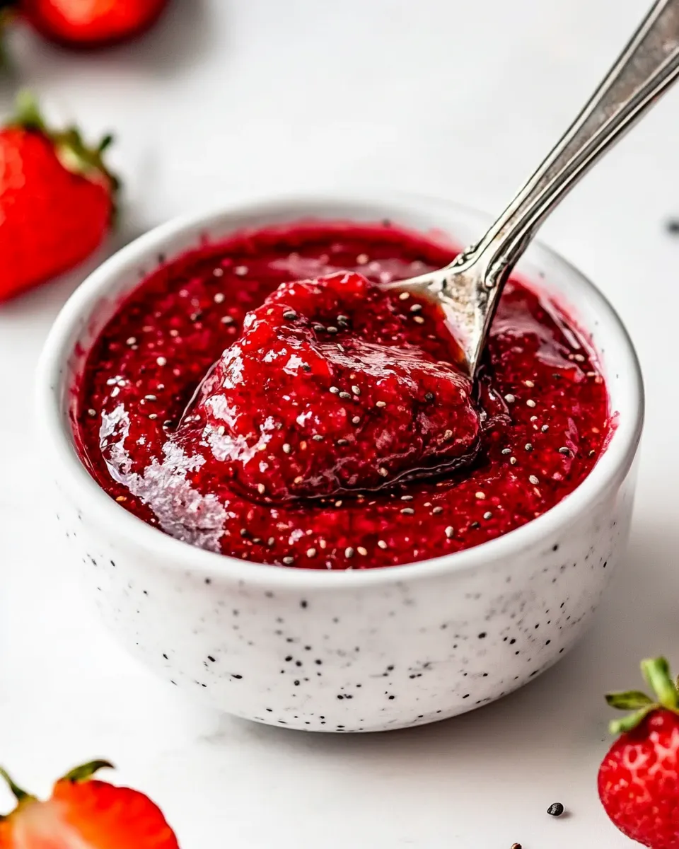 Delicious Chia Seed Jam shot