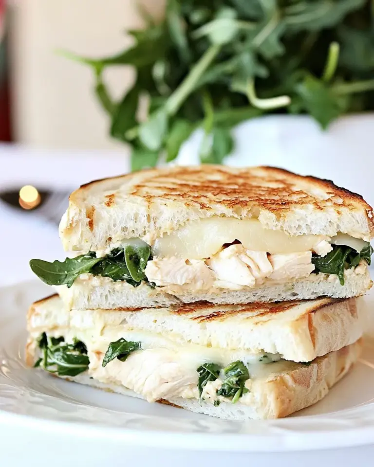 Homemade Chicken Arugula Provolone Panini with Chipotle photo