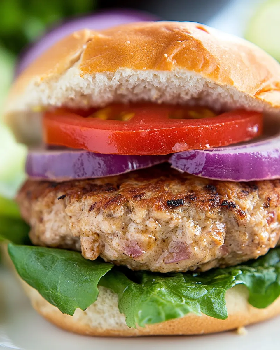 Homemade Chicken Burger Patty Recipe photo