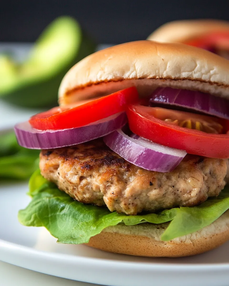 Classic Chicken Burger Patty Recipe image