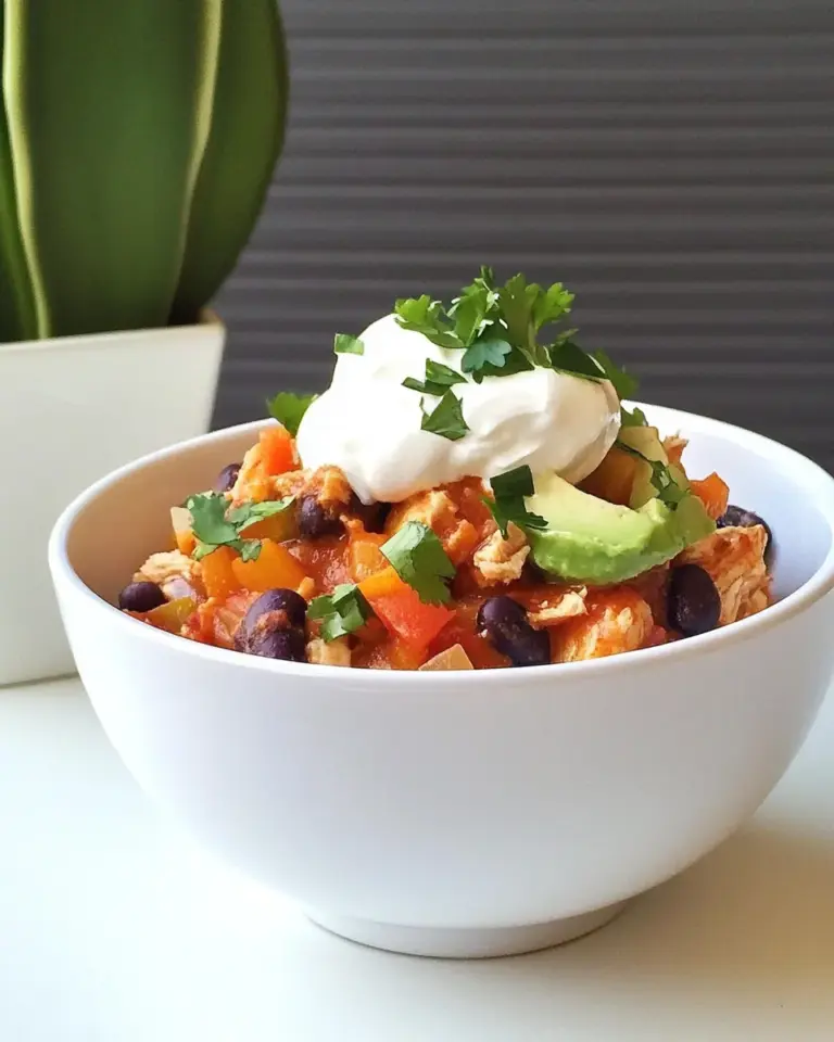 Homemade Chicken Enchilada Bowl recipe photo
