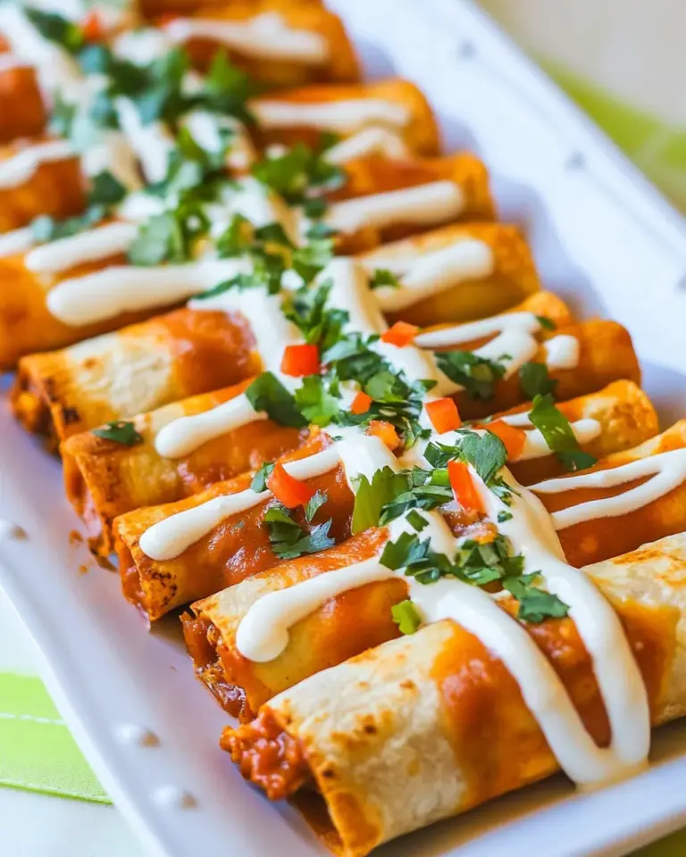 Homemade Chicken Enchilada Taquitos photo