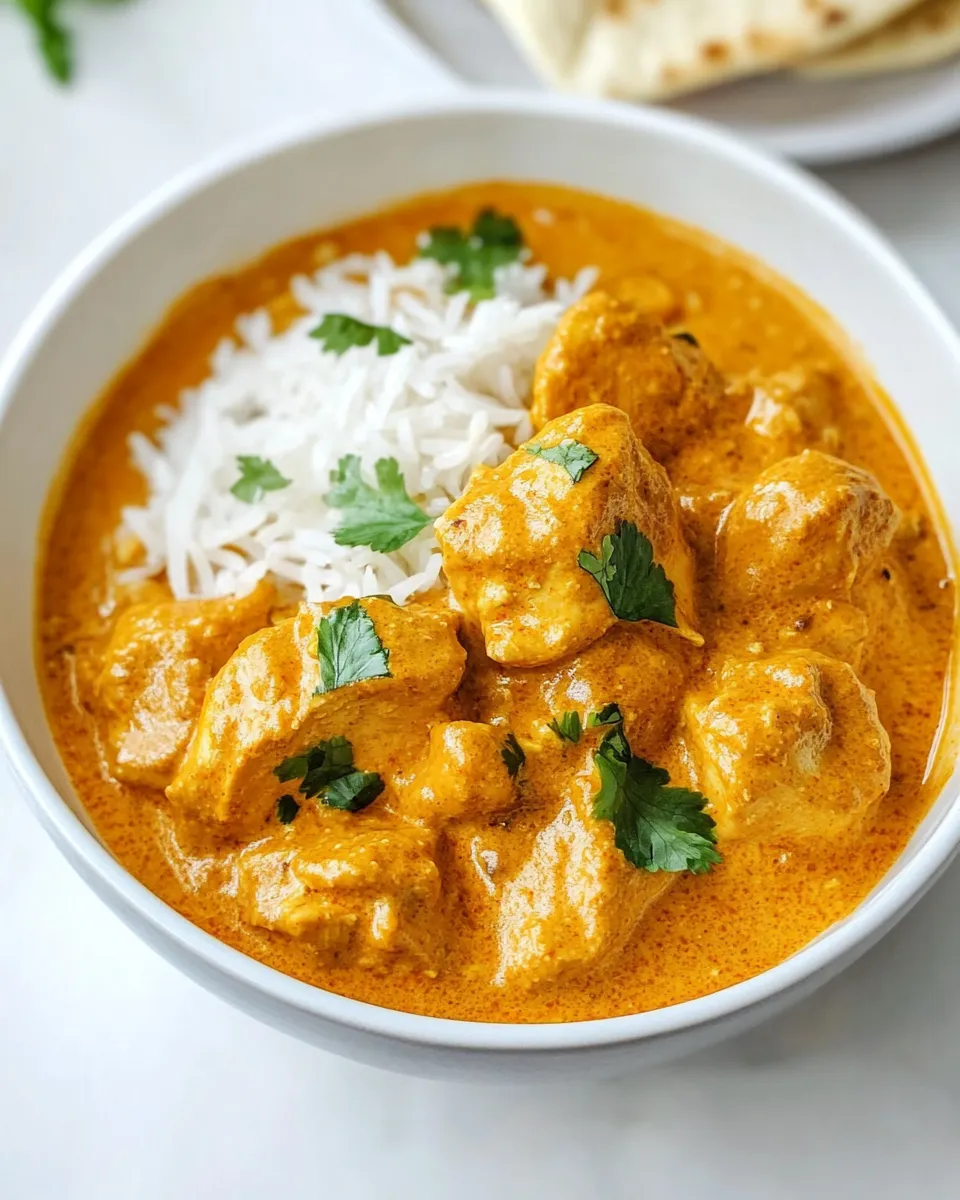 Classic Chicken Korma dish photo