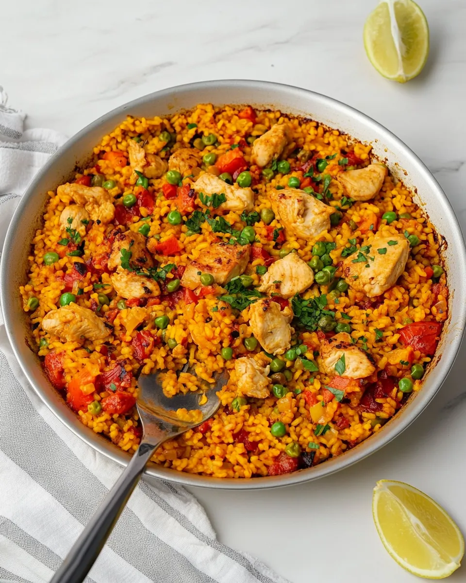 Homemade Chicken Paella Recipe photo