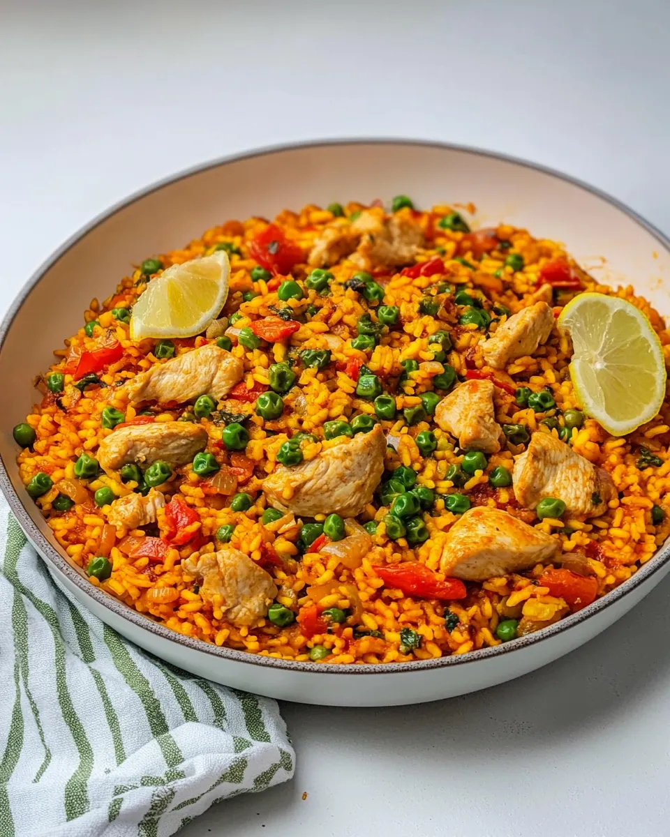 Classic Chicken Paella Recipe image