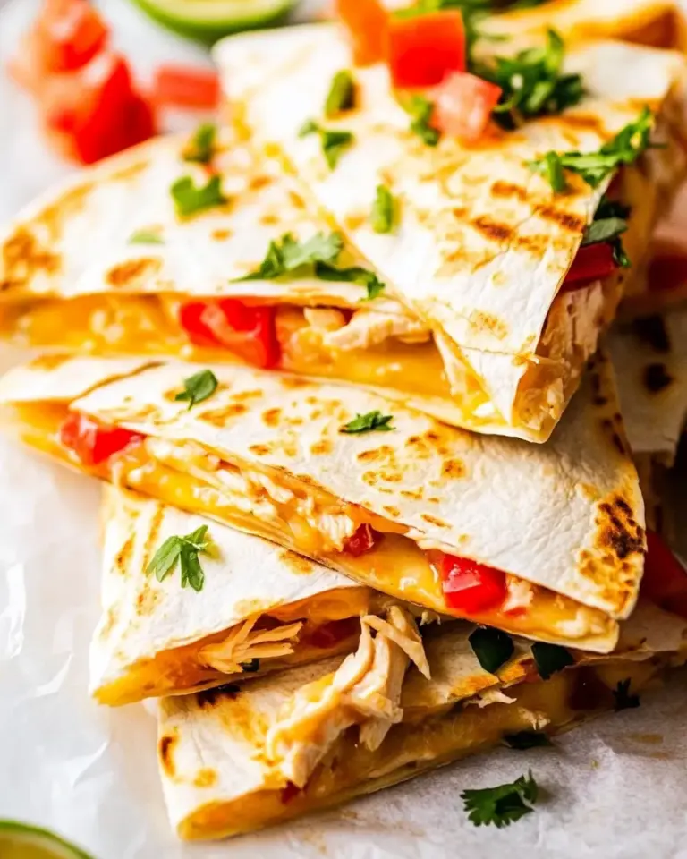 Homemade Chicken Quesadillas Recipe photo