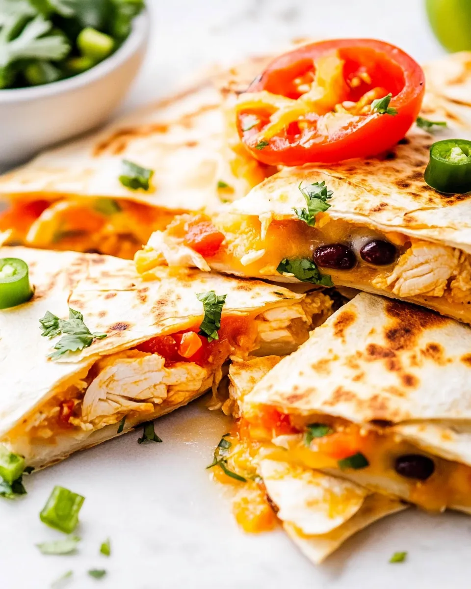 Classic Chicken Quesadillas Recipe image