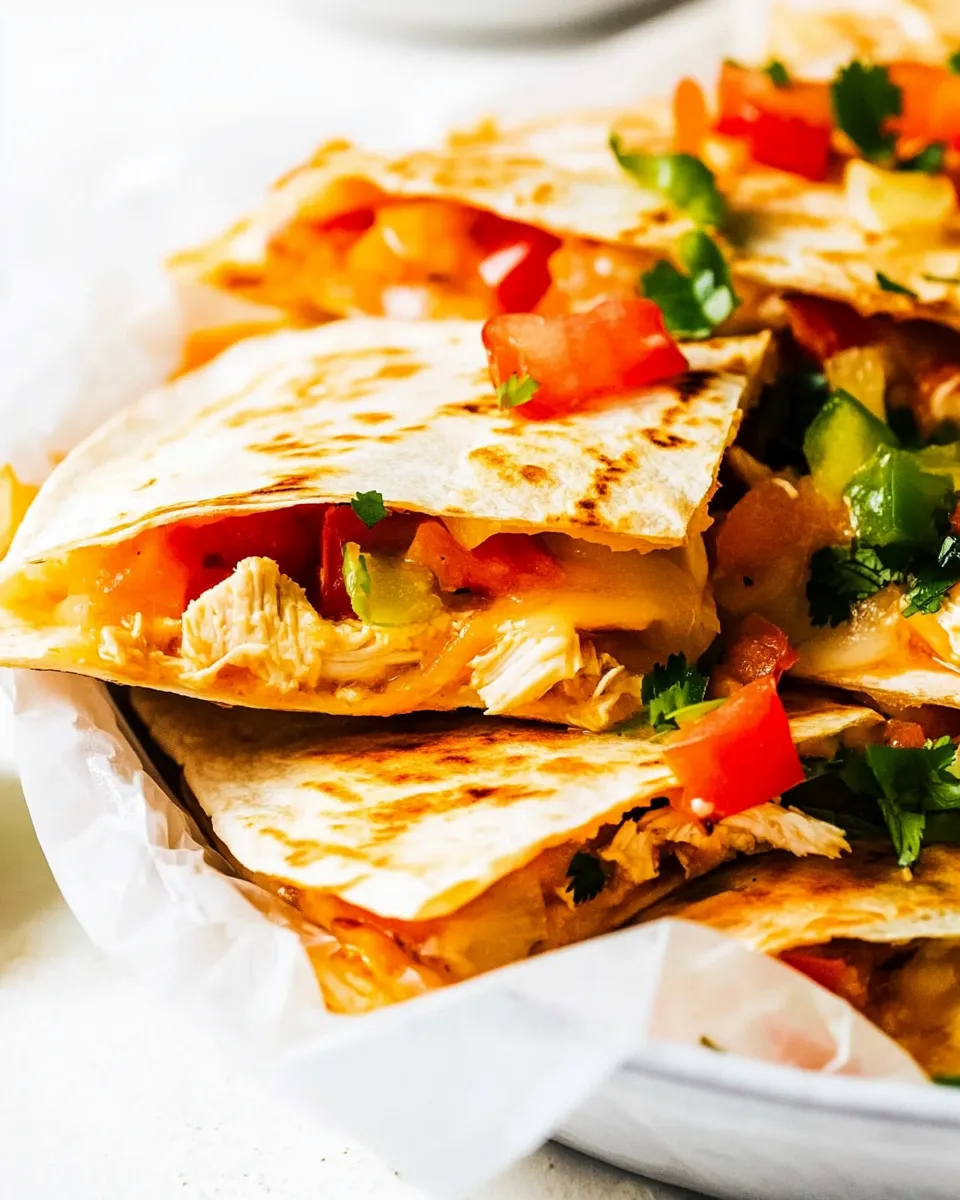 Easy Chicken Quesadillas Recipe recipe photo