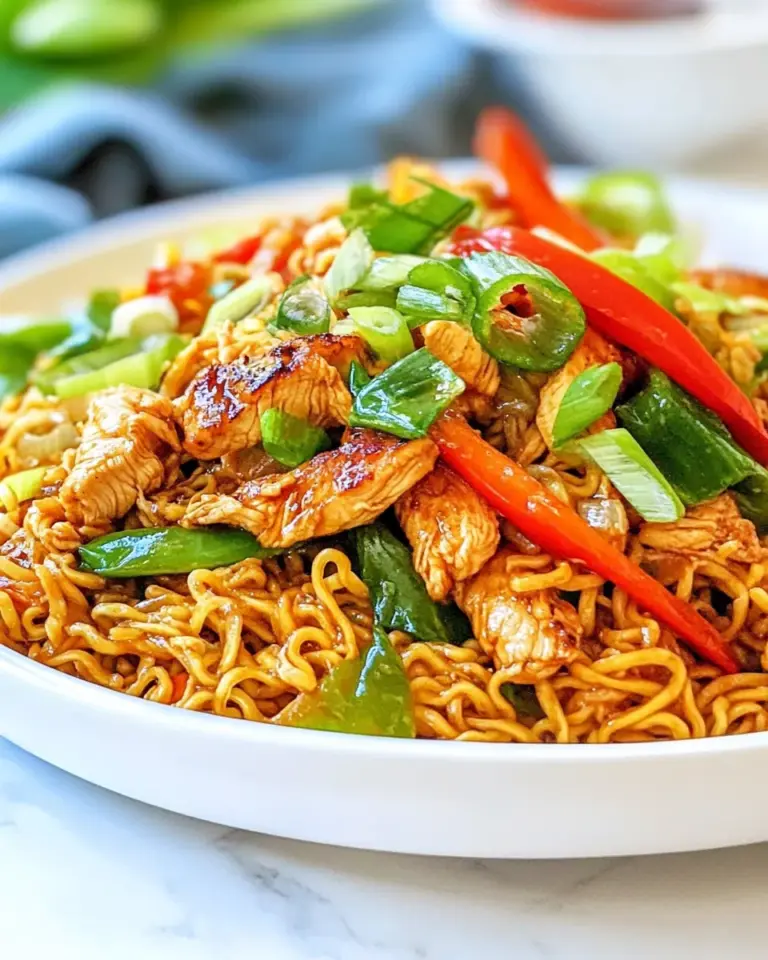 Homemade Chicken Ramen Stir Fry recipe photo