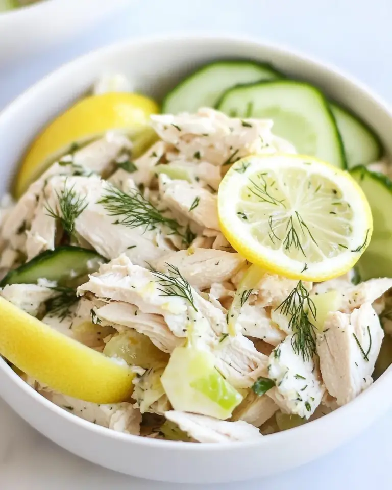 Homemade Chicken Salad with Lemon and Dill photo