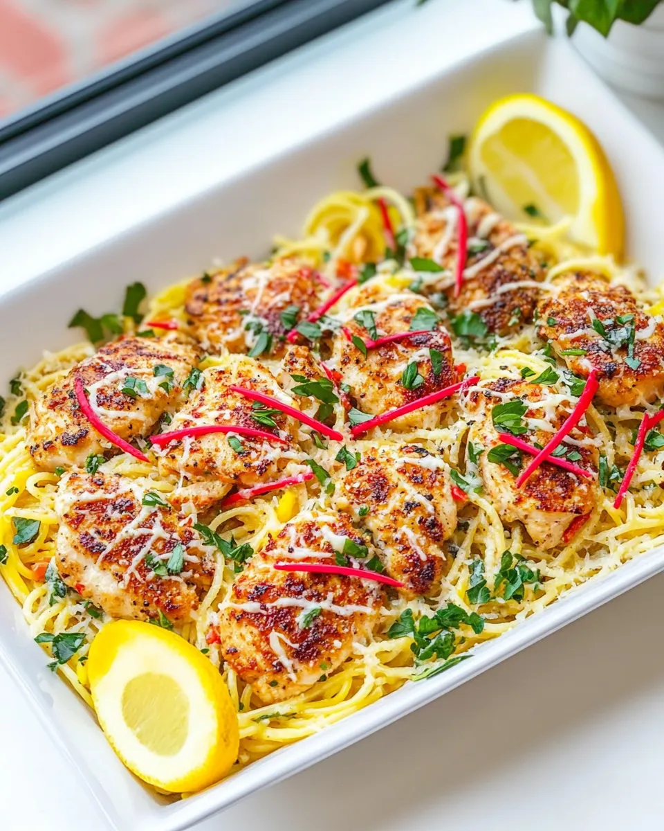 Quick Chicken Scampi food shot