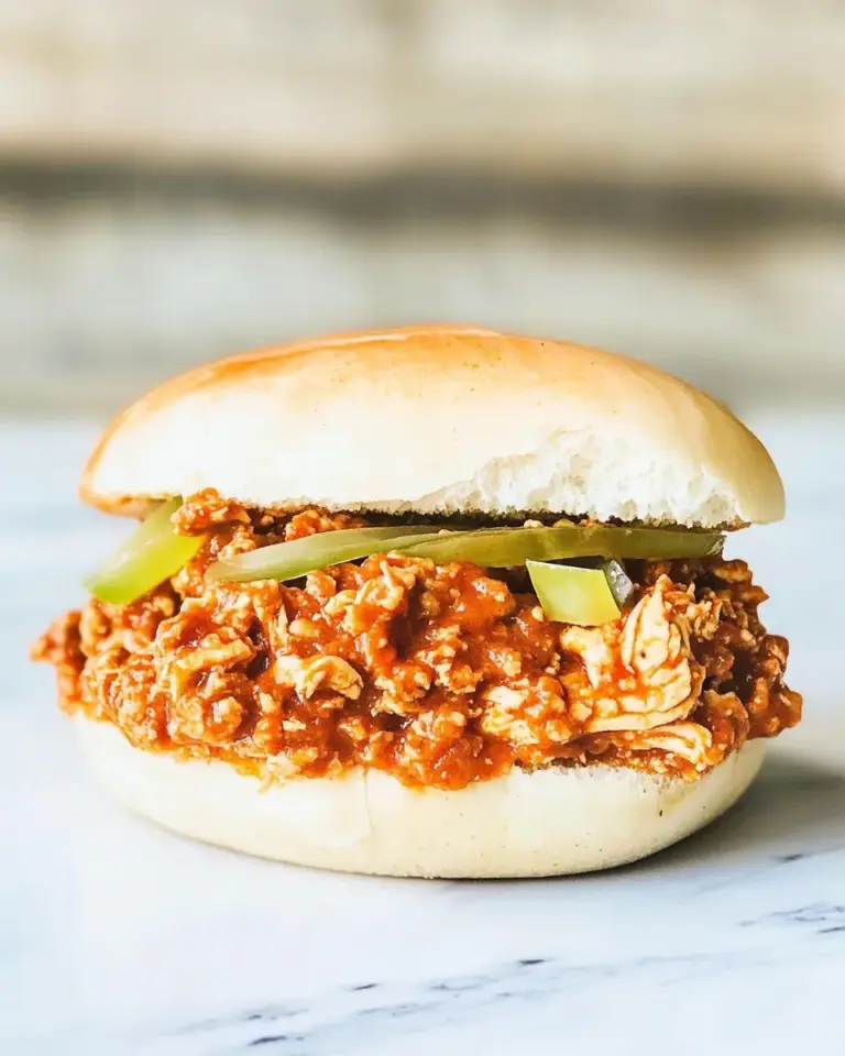 Homemade Chicken Sloppy Joes photo