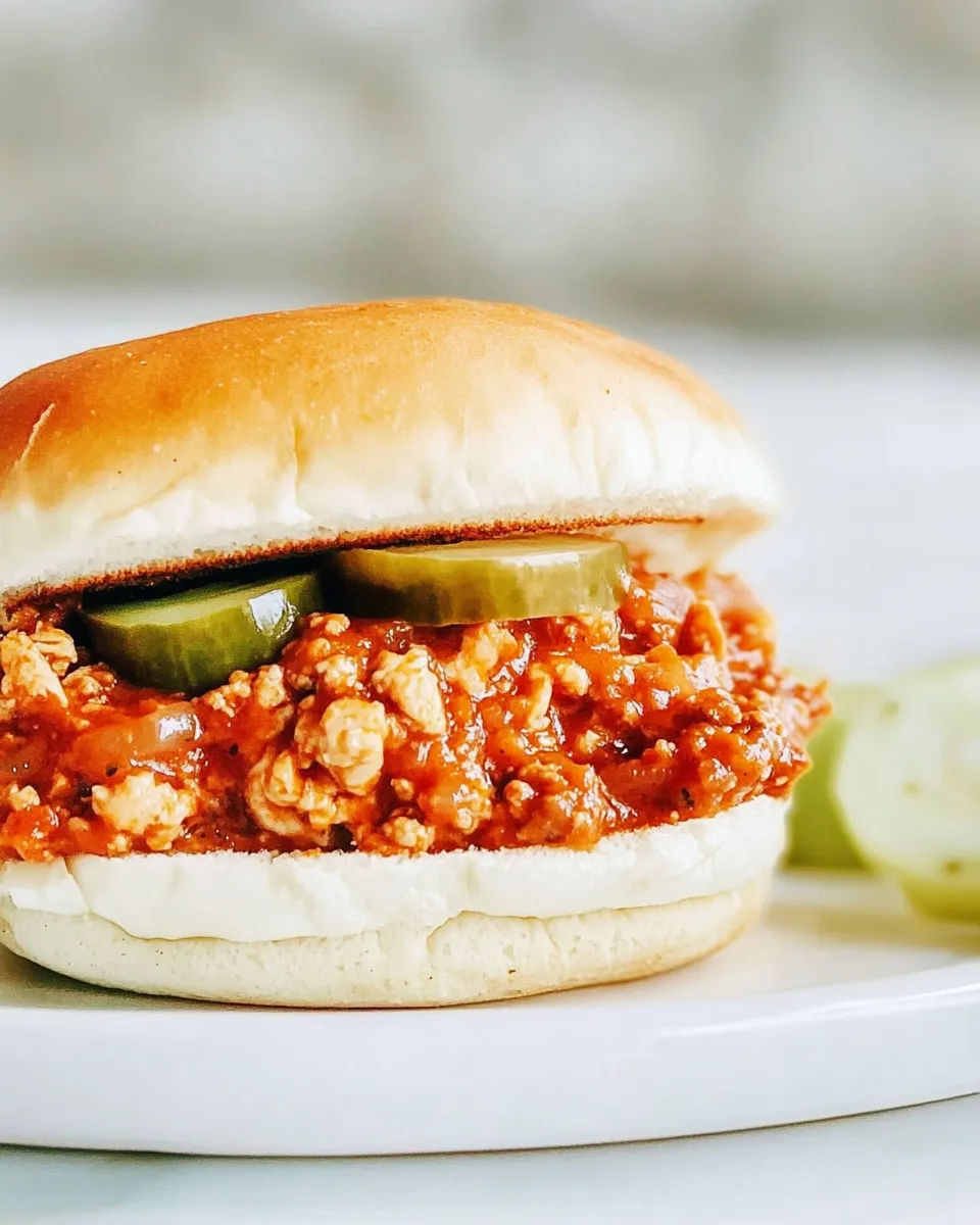Classic Chicken Sloppy Joes image