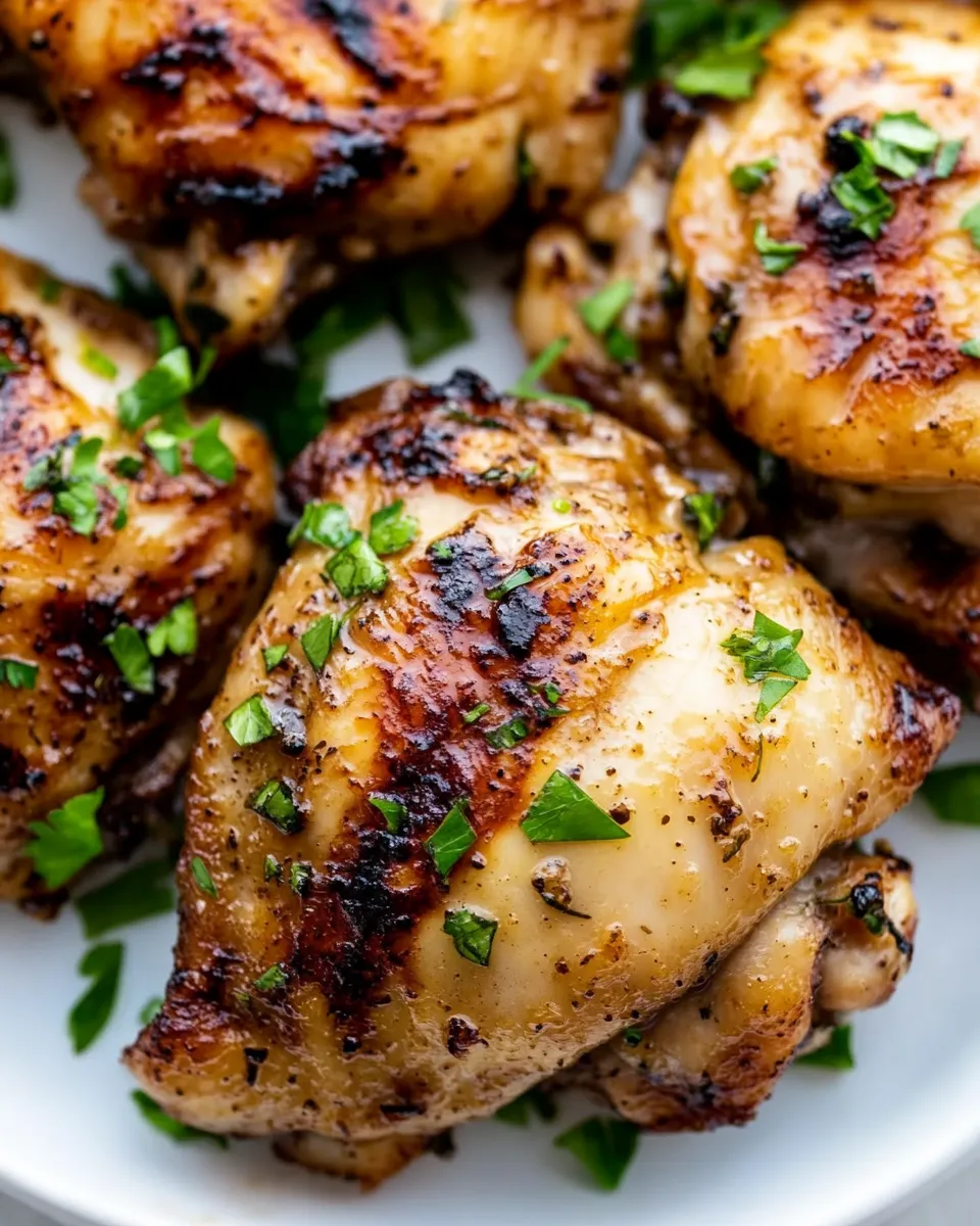 Easy Chicken Thigh Marinade food shot