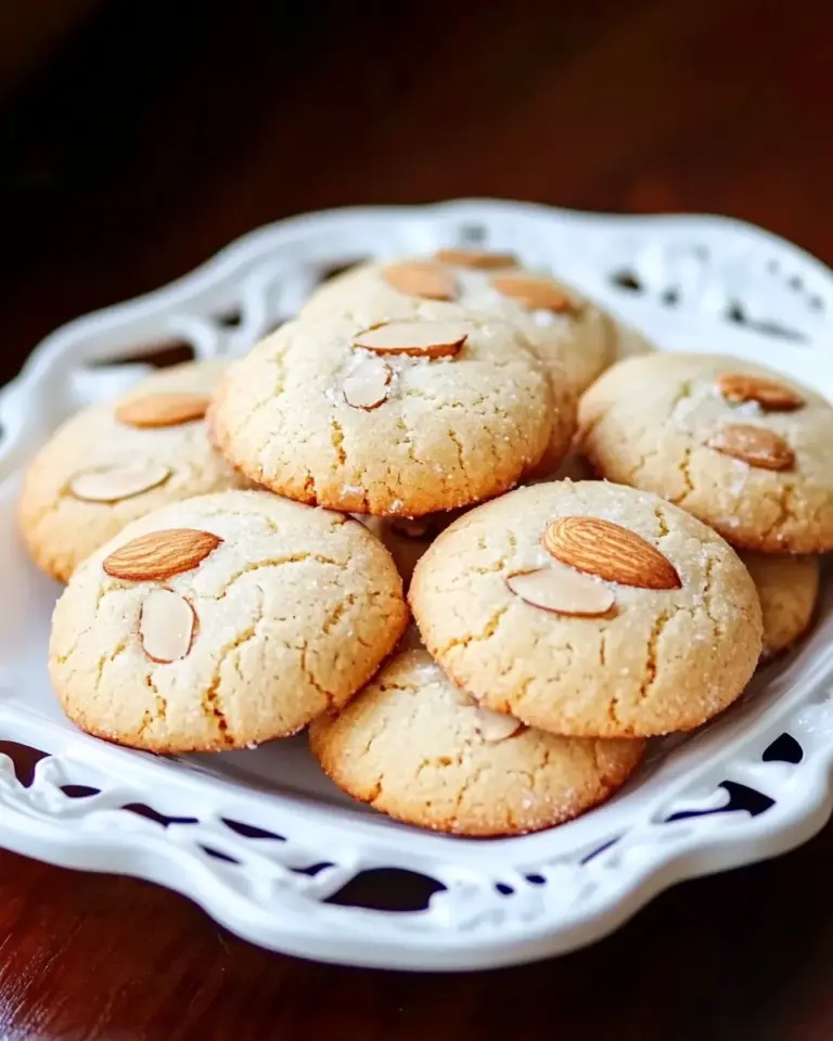 Homemade Chinese Almond Cookies recipe photo