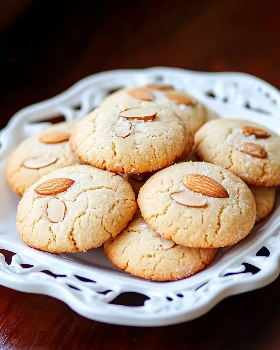 Homemade Chinese Almond Cookies recipe photo