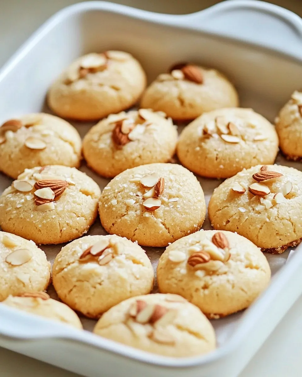 Classic Chinese Almond Cookies dish photo