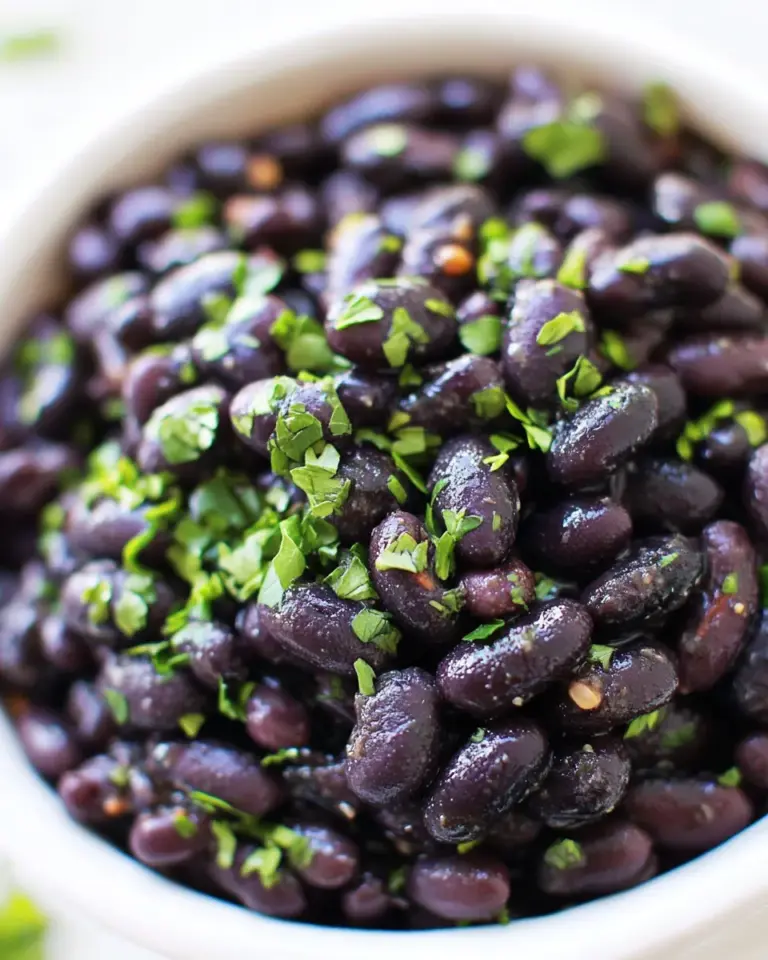 Homemade Chipotle Black Beans Recipe (Copycat) with recipe photo