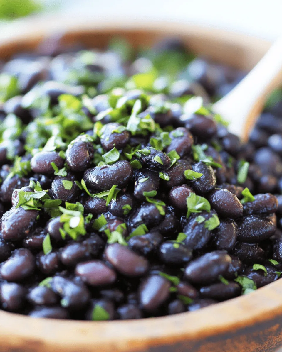 Classic Chipotle Black Beans Recipe (Copycat) with dish photo