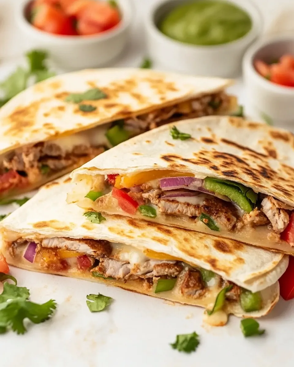 Delicious Chipotle Quesadillas (Viral TikTok Recipe) food shot