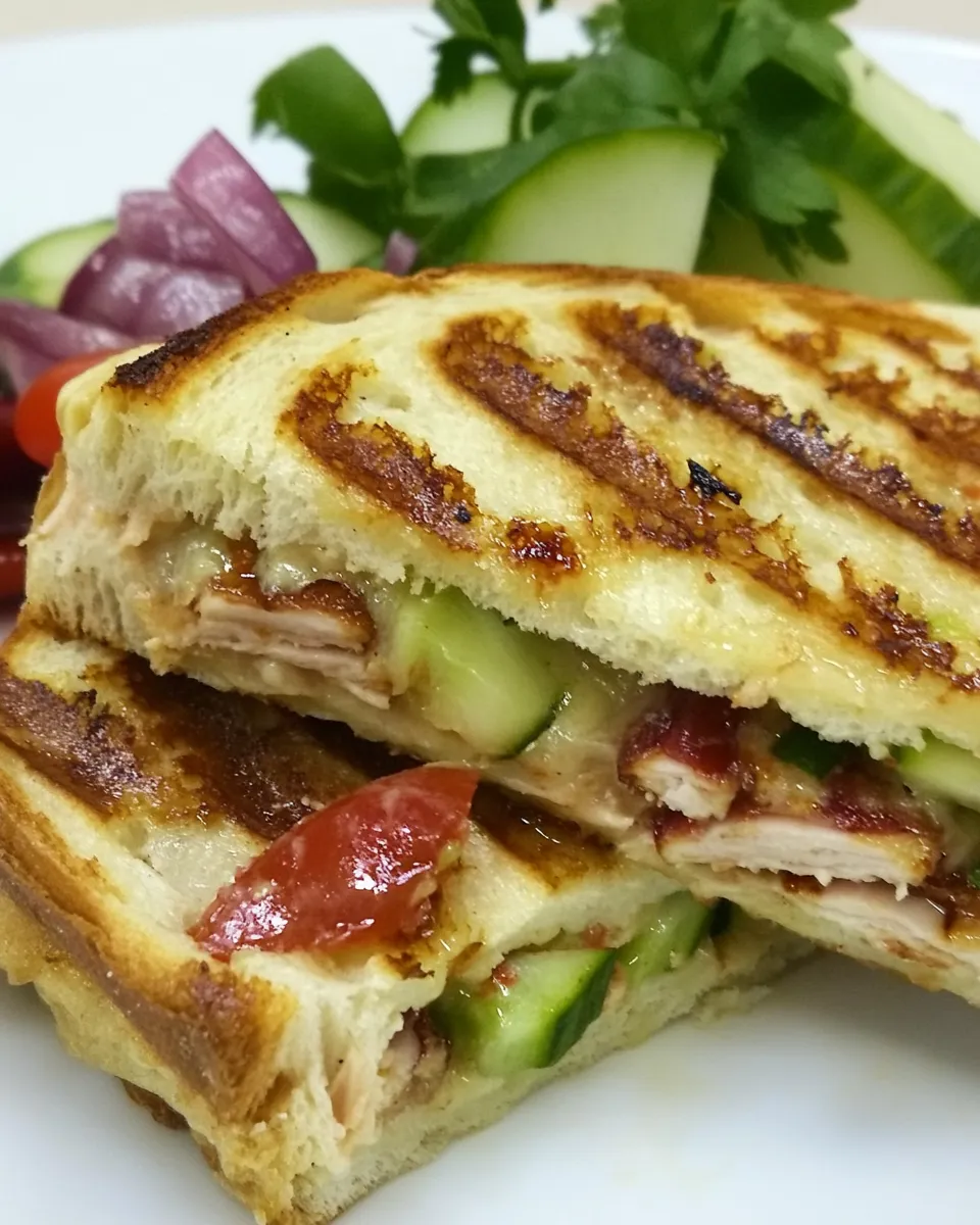 Homemade Chipotle Turkey Panini photo