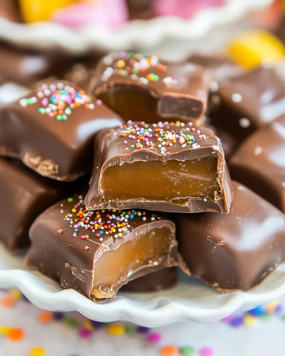 Delicious Chocolate-Covered 7-Minute Microwave Caramels picture