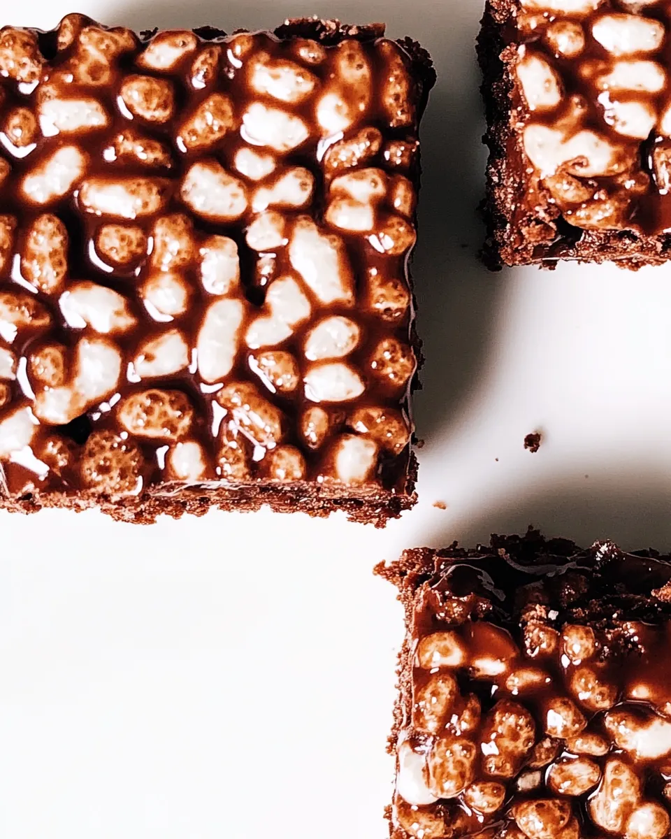 Classic ChocolateRice Krispie Treats image