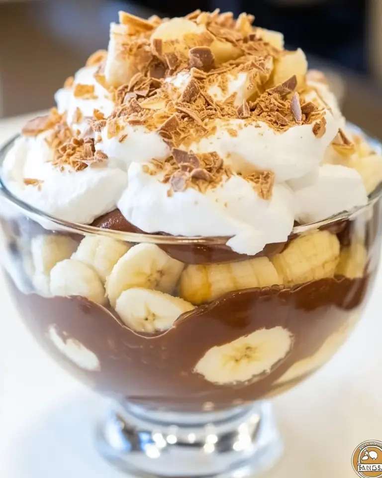 Homemade Chocolate Banana Pudding photo