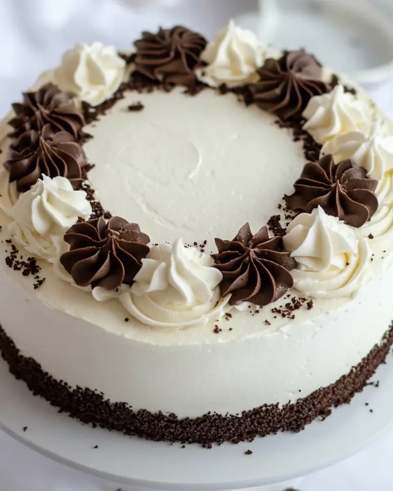 Delicious Chocolate Cake with Swiss Meringue Buttercream photo