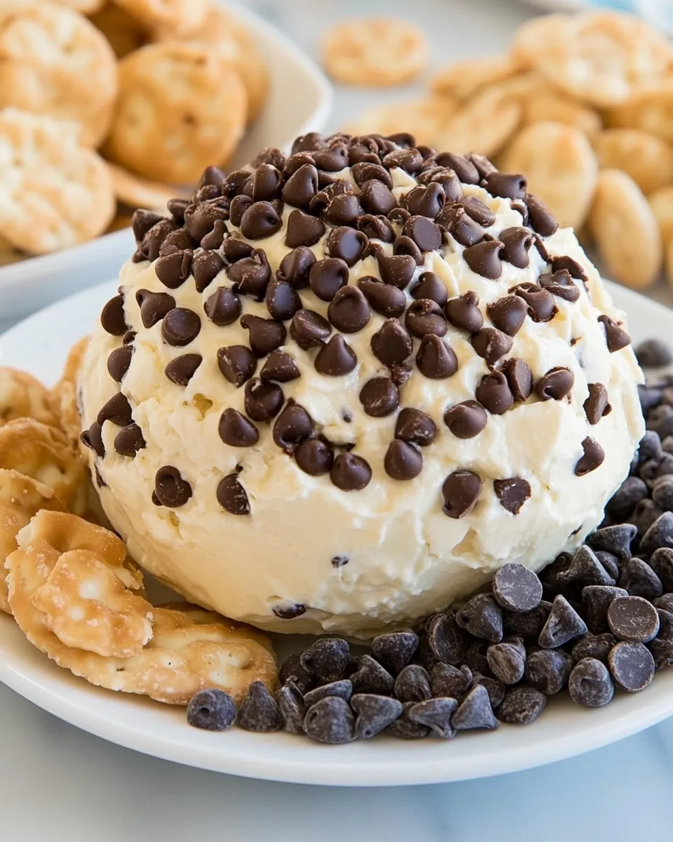 Homemade Chocolate Chip Cheese Ball photo