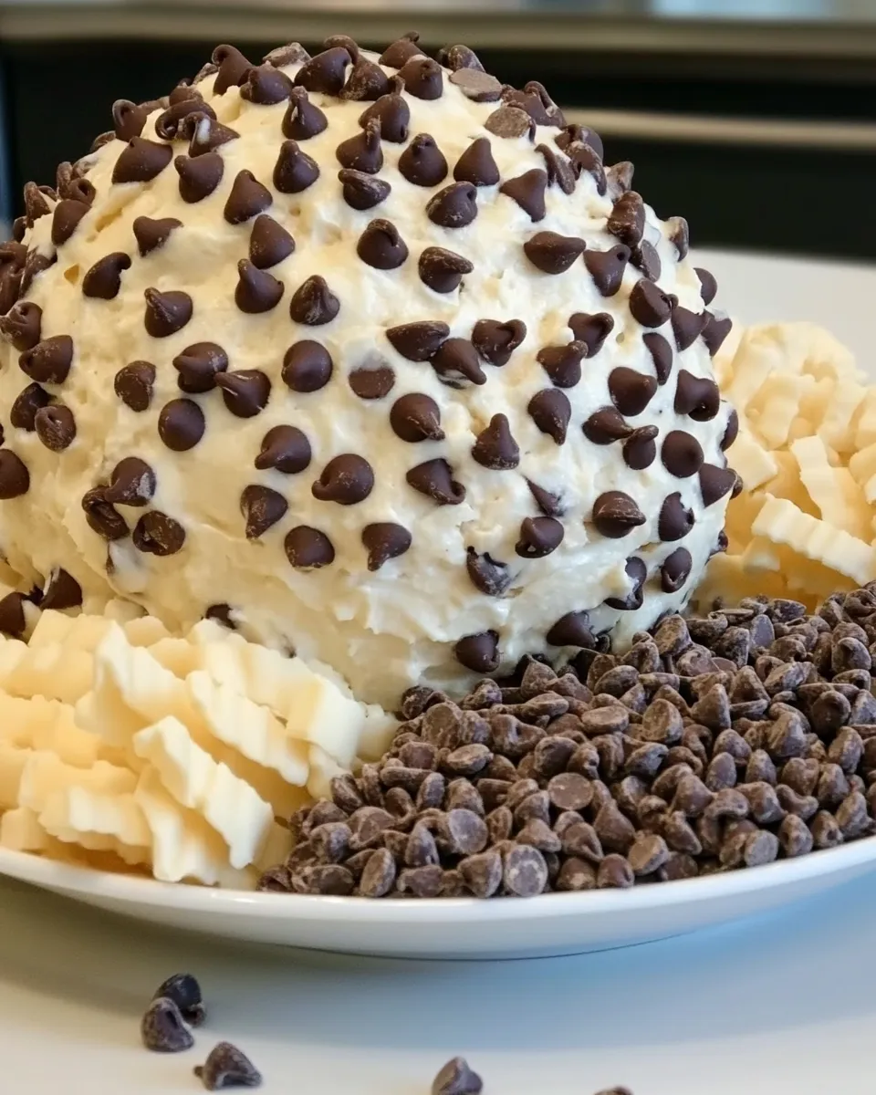 Classic Chocolate Chip Cheese Ball image