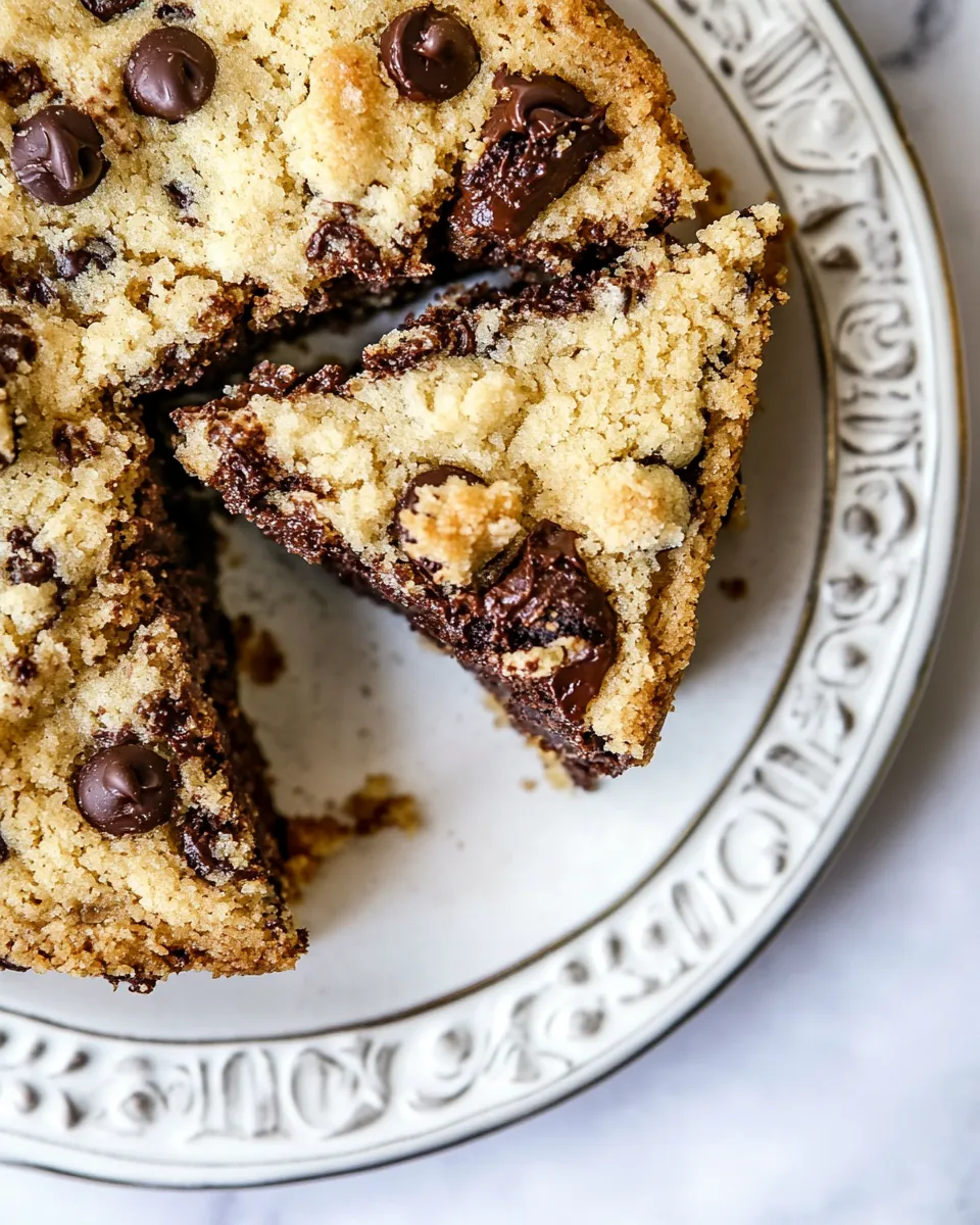 Classic Chocolate Chip Cookie Coffee Cake. recipe image