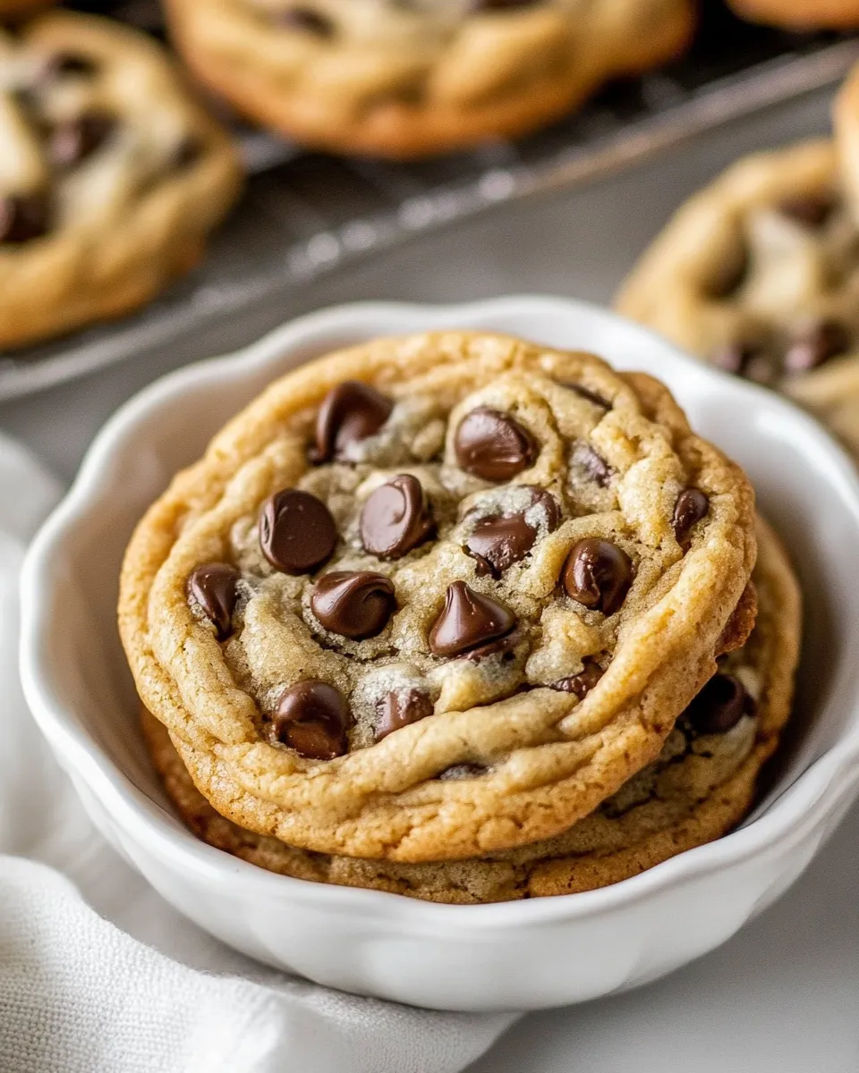 Delicious Chocolate Chip Cookie Recipe food shot