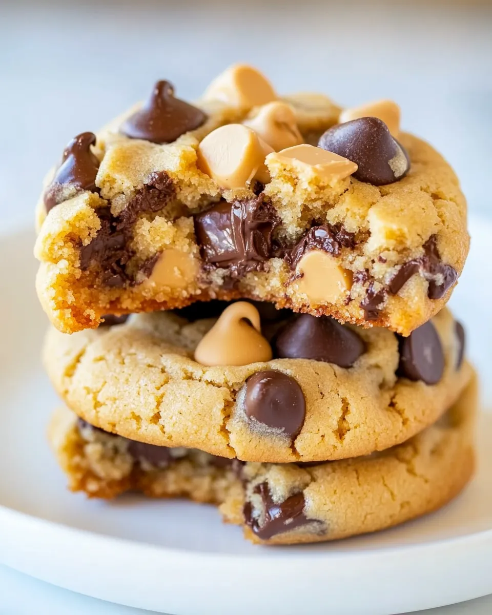 Homemade Chocolate Chip Peanut Butter Chip Cookies photo