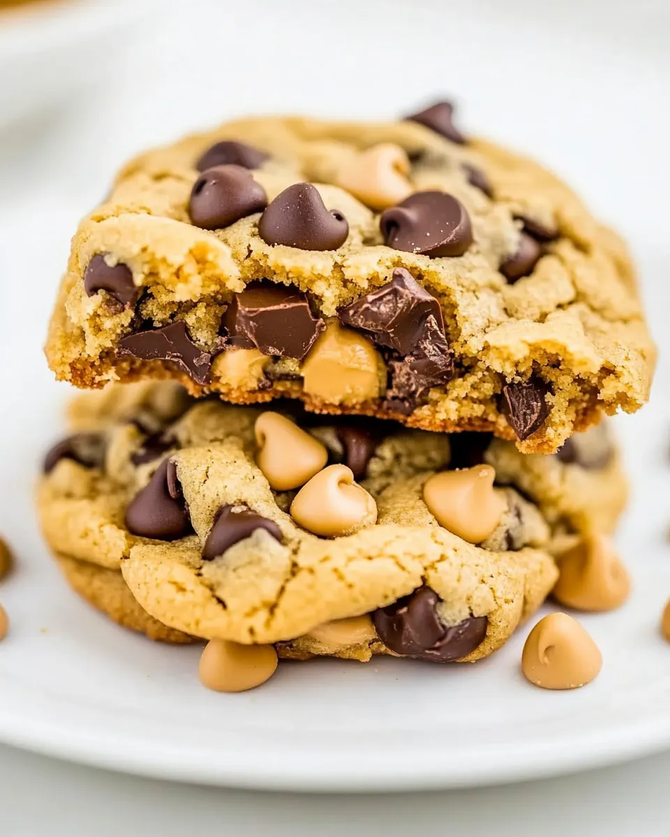 Easy Chocolate Chip Peanut Butter Chip Cookies recipe photo