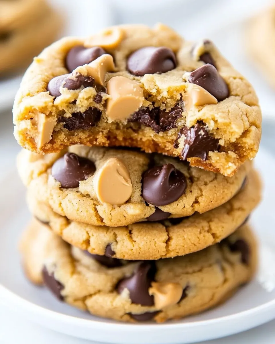 Delicious Chocolate Chip Peanut Butter Chip Cookies dish photo