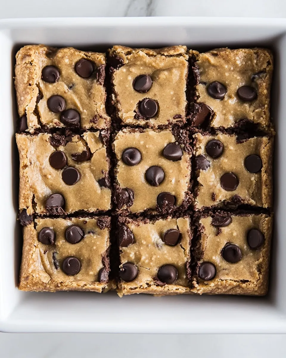 Homemade Chocolate Chip Tahini Bars photo