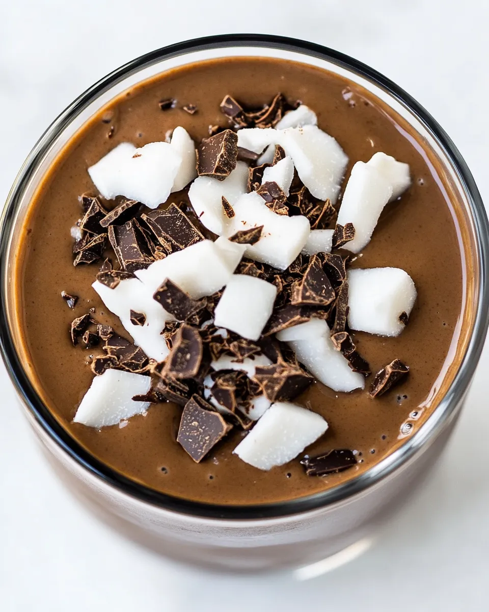 Delicious Chocolate Coconut Smoothie picture