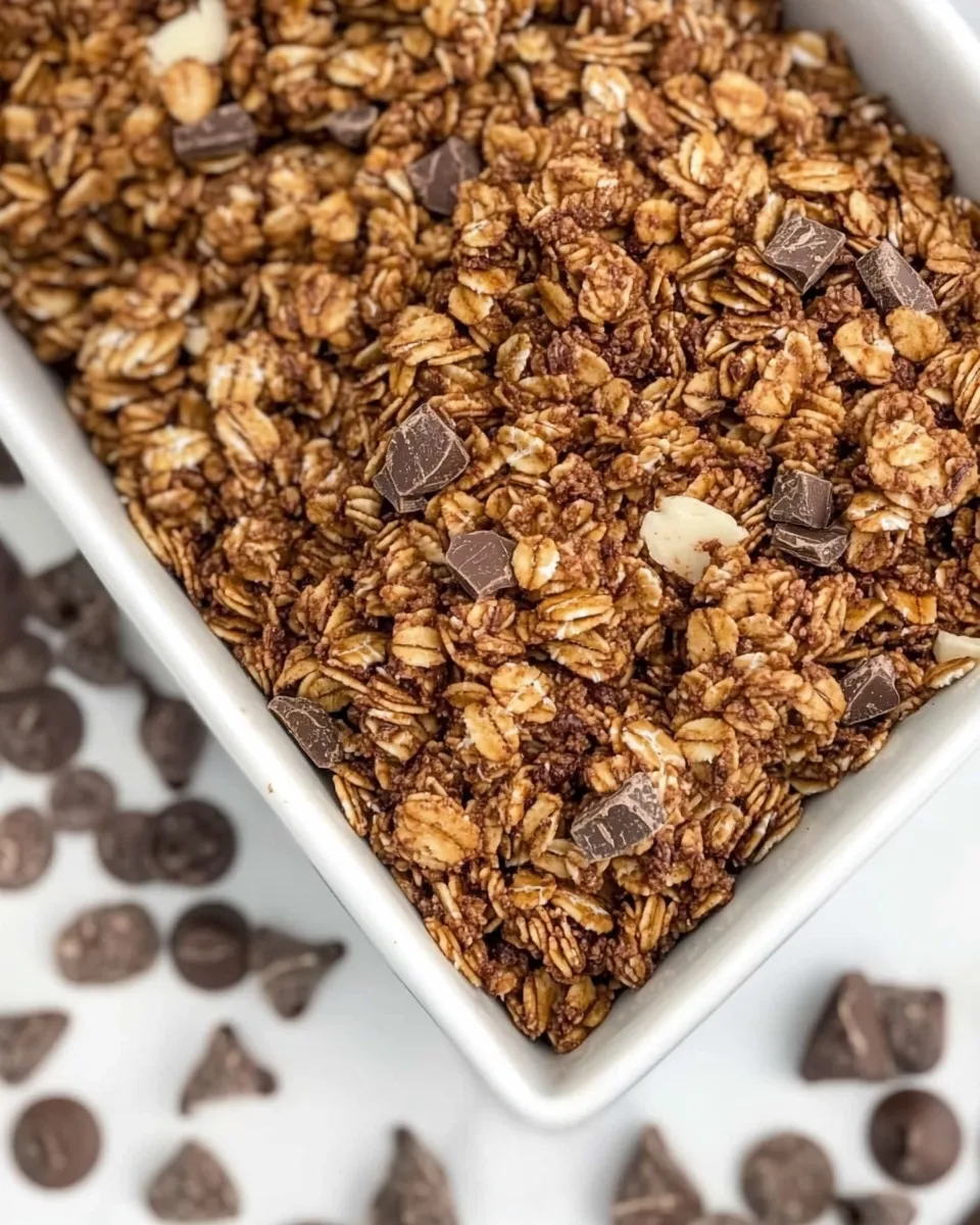 Delicious Chocolate Granola shot