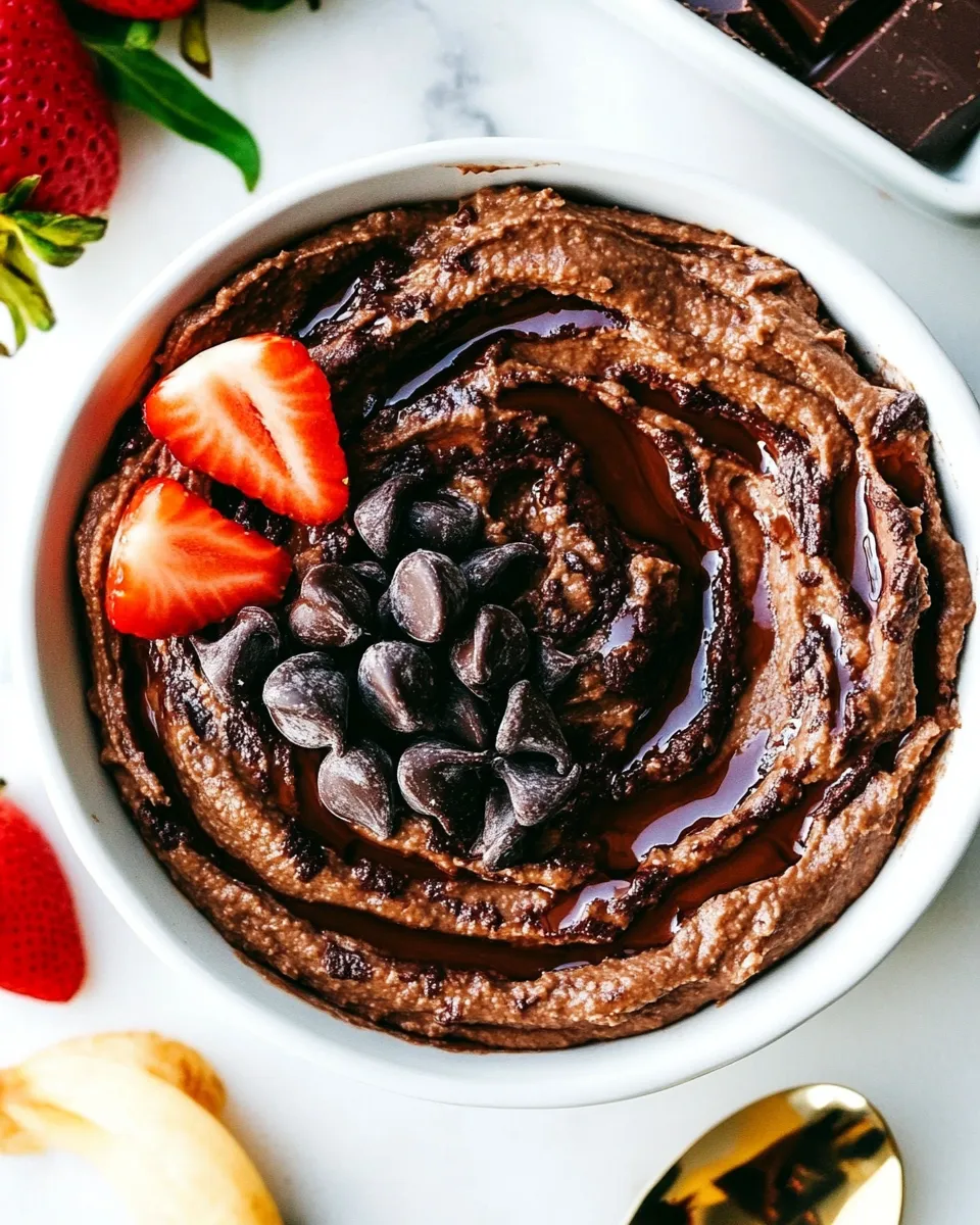 Classic Chocolate Hummus (5 Minutes!) image