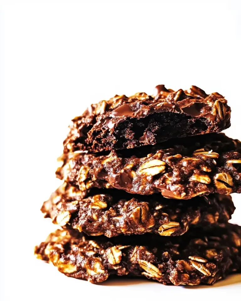 Homemade Chocolate Oatmeal No Bake Cookies photo