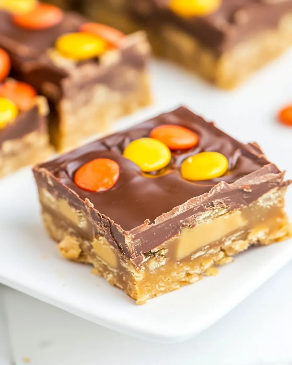 Homemade Chocolate Peanut Butter Candy Bars photo