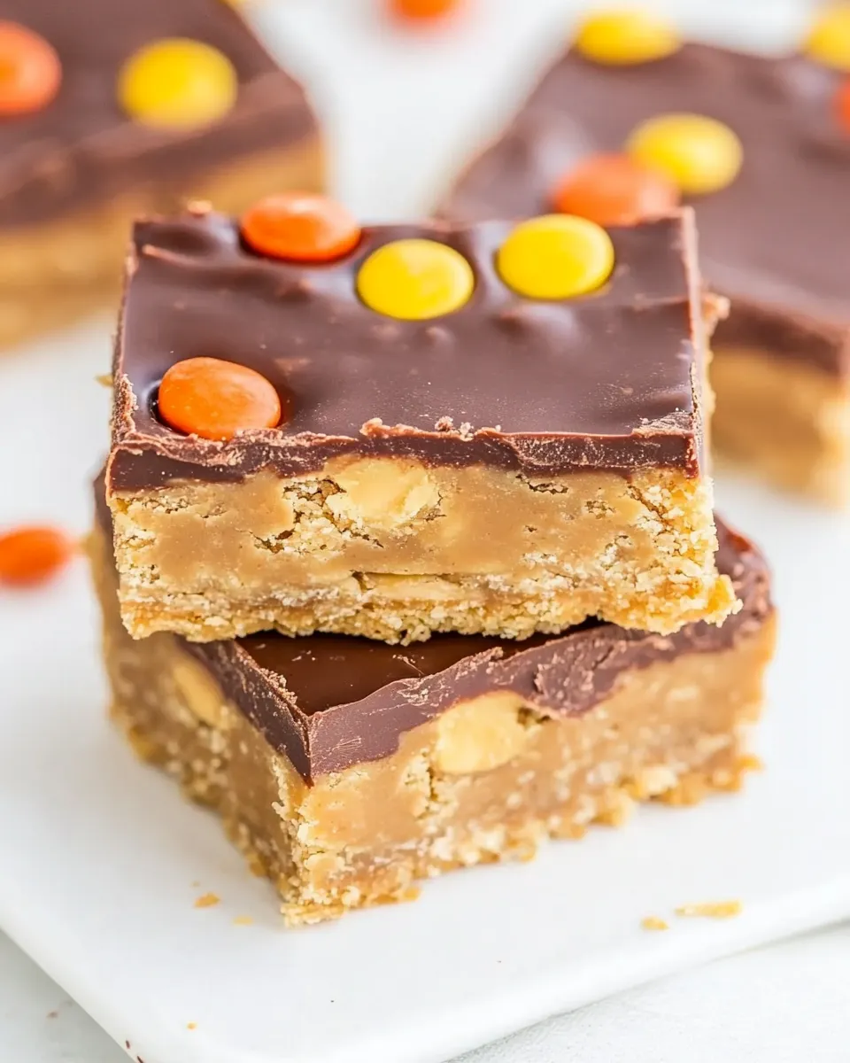 Classic Chocolate Peanut Butter Candy Bars image