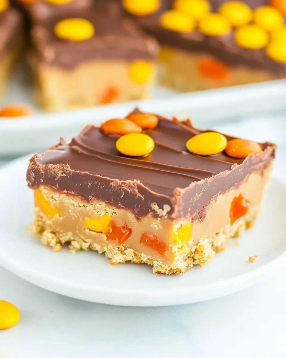 Easy Chocolate Peanut Butter Candy Bars recipe photo