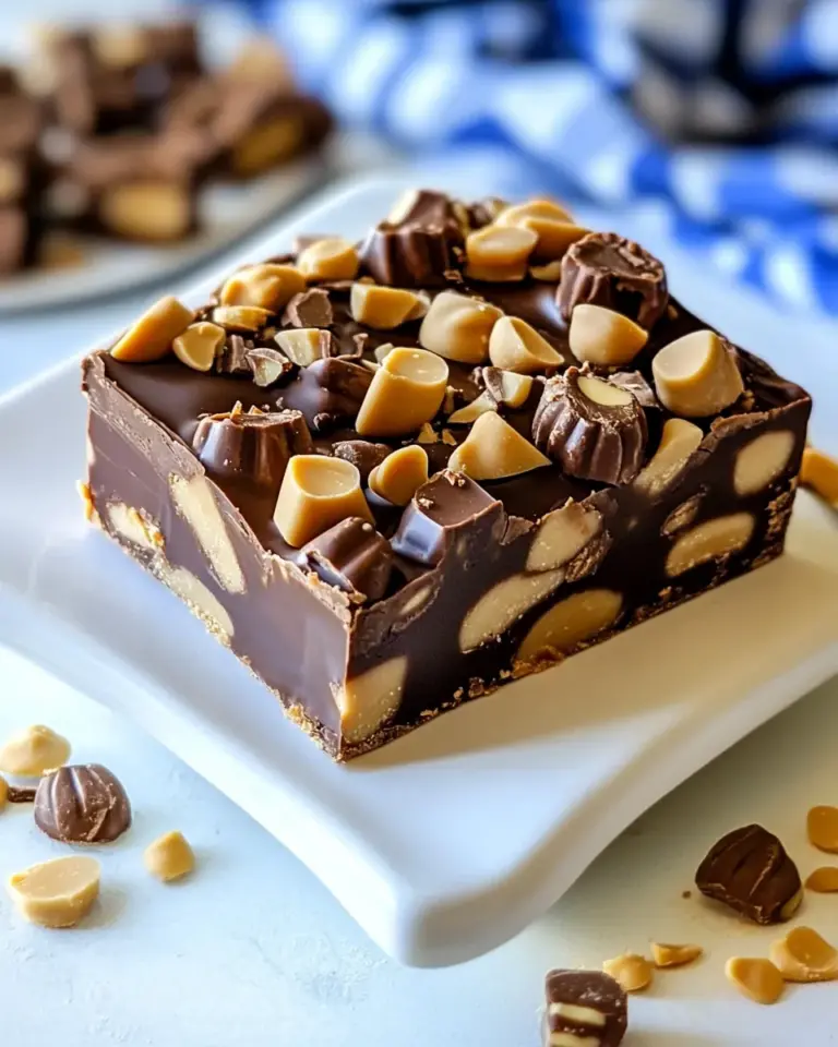 Homemade Chocolate Peanut Butter Cup Fudge photo