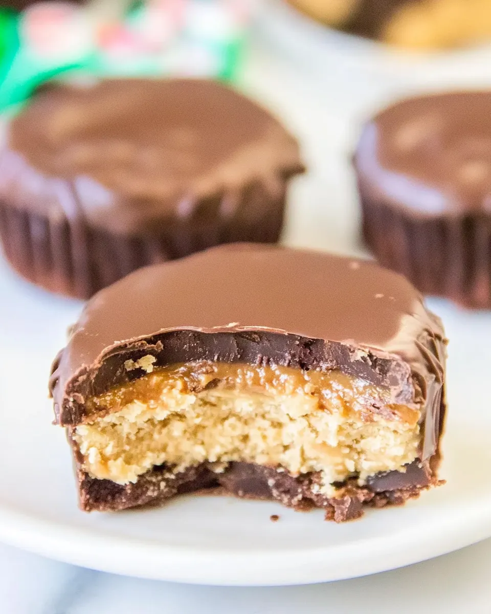 Classic Chocolate Peanut Butter Stacks image