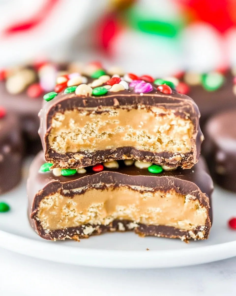 Easy Chocolate Peanut Butter Stacks recipe photo